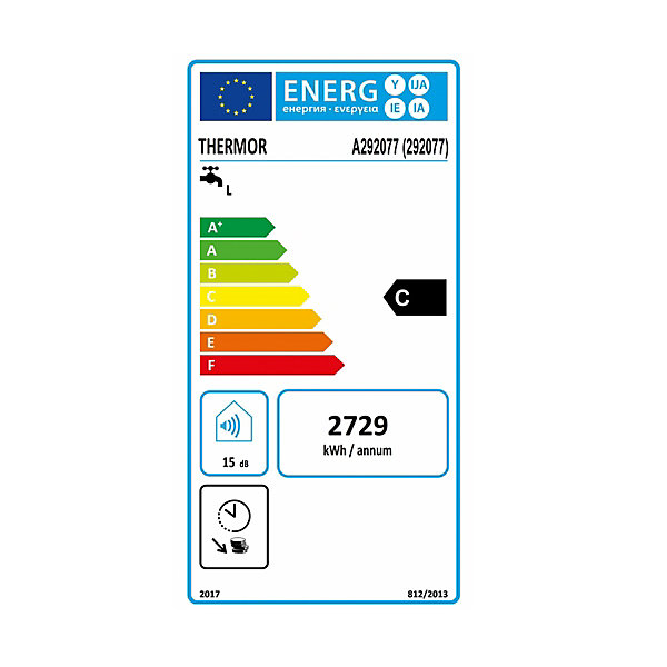 Chauffe-eau 300L vertical stable DURALIS ACI hybride monophasé D570 - THERMOR - 292045