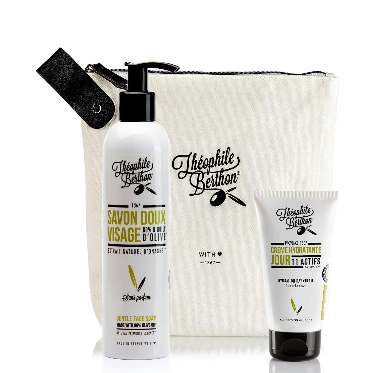 ST TROPEZ - Trousse savon visage et crème jour matifiante