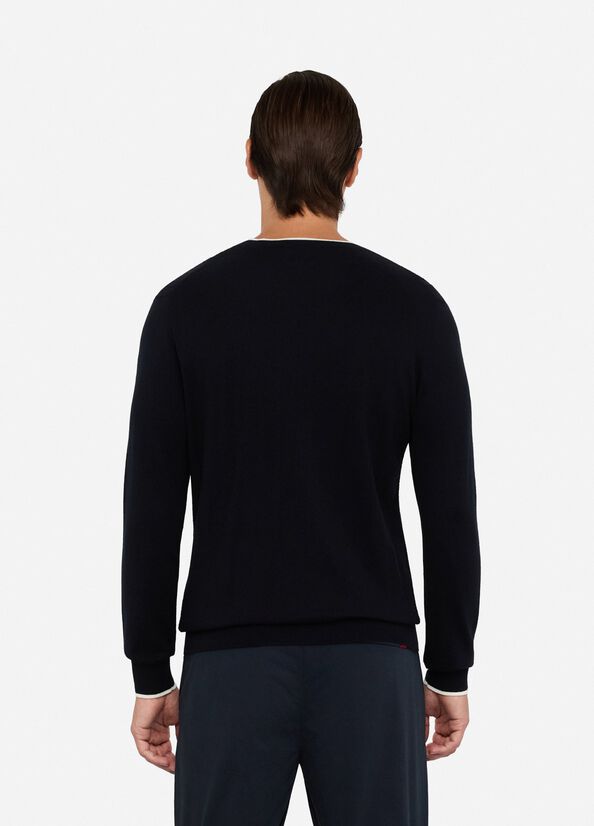 Maglia in cotone e seta