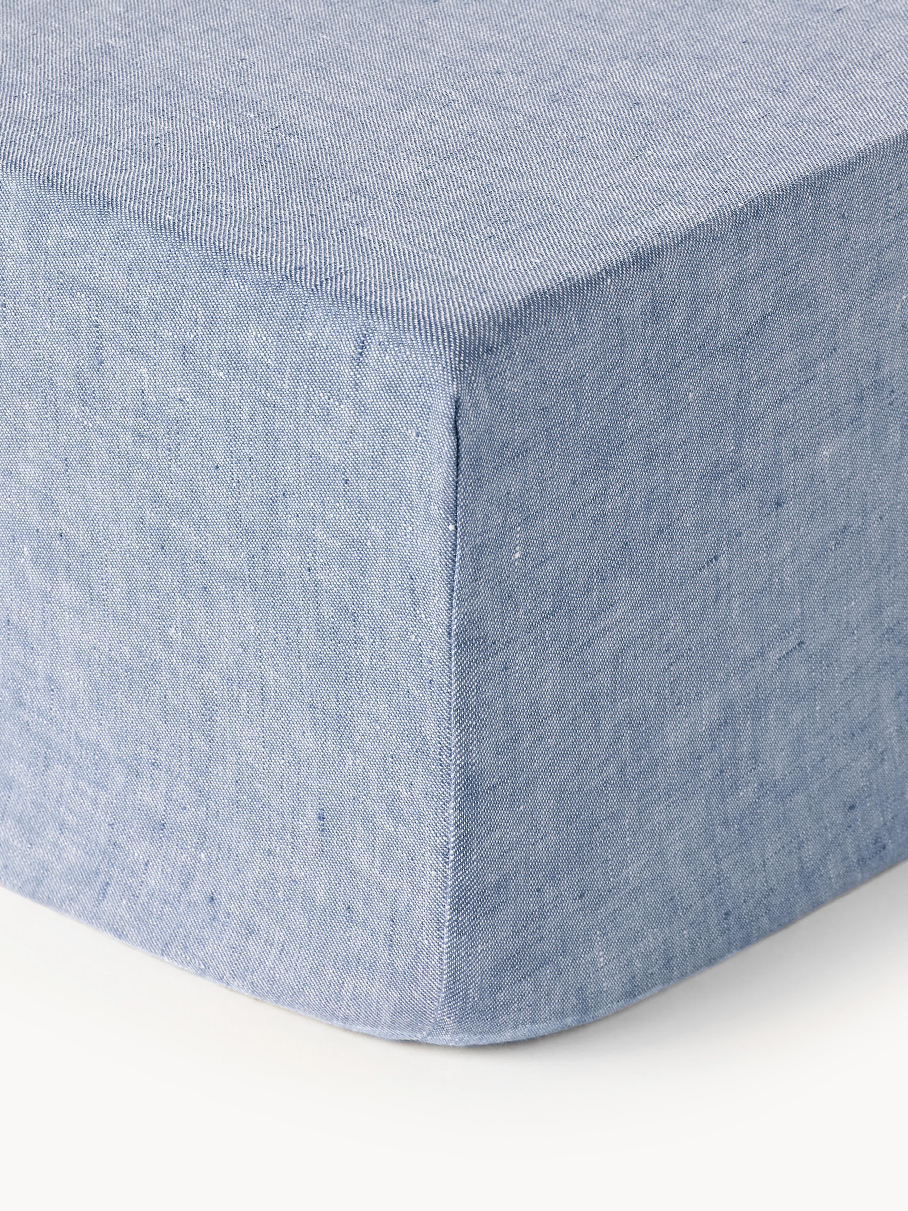 Boxspring-Spannbettlaken Linna, Leinen