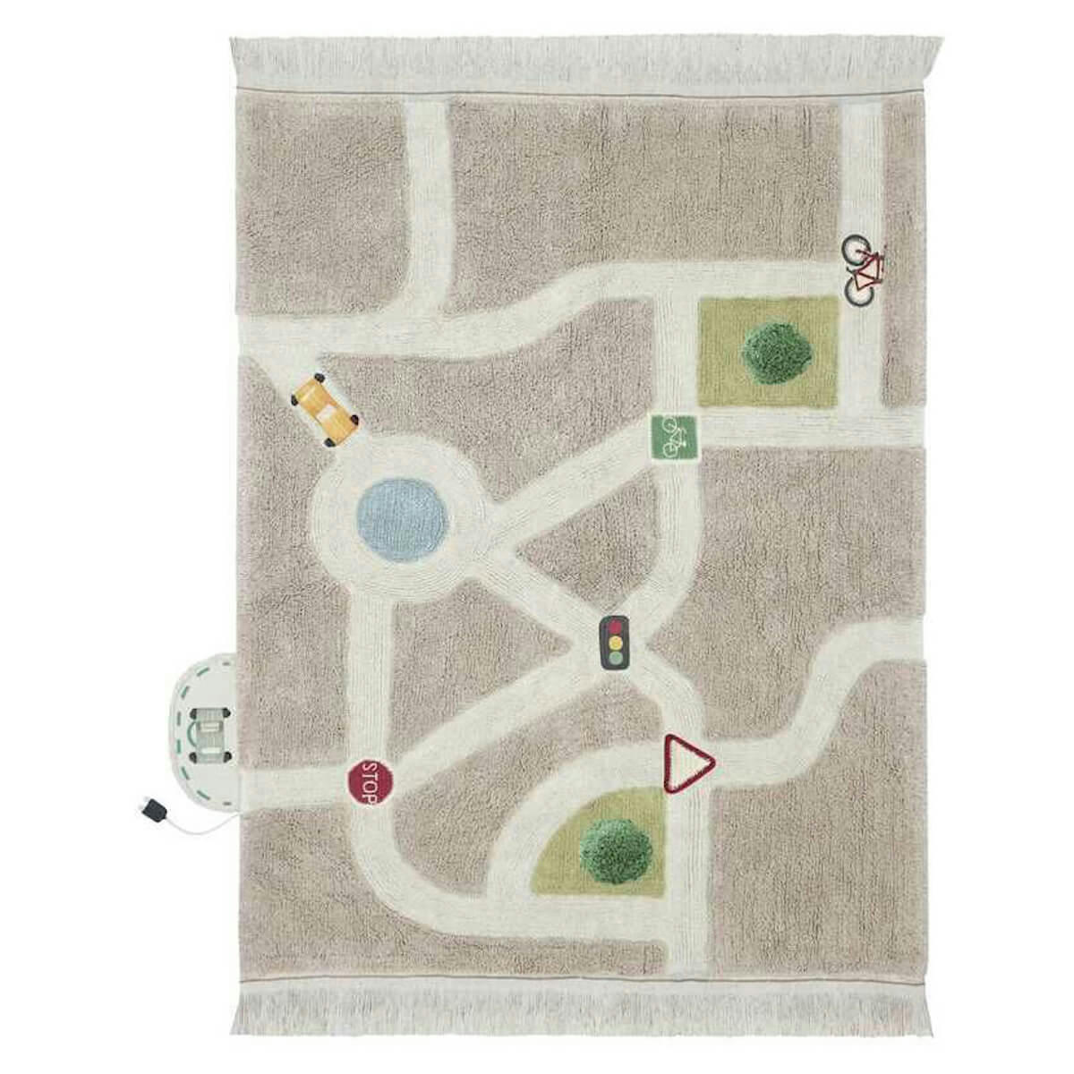 ECO-CITY - Tapis de jeu lavable ecocity 120x170 multicolore