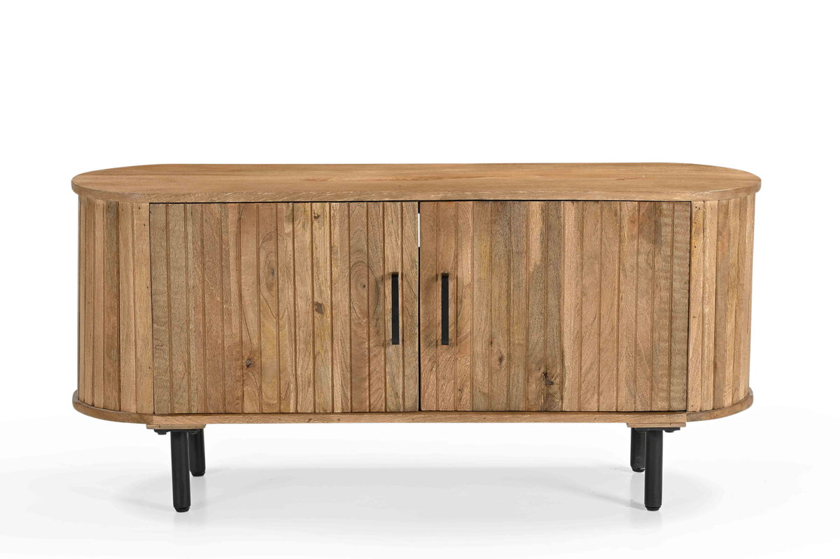 Giga Meubel Tv-Meubel Merel - Mangohout/Metaal - Bruin - 120cm