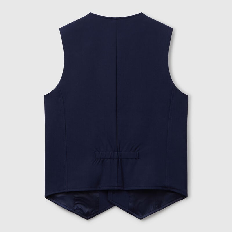 Lined waistcoat with buttons
