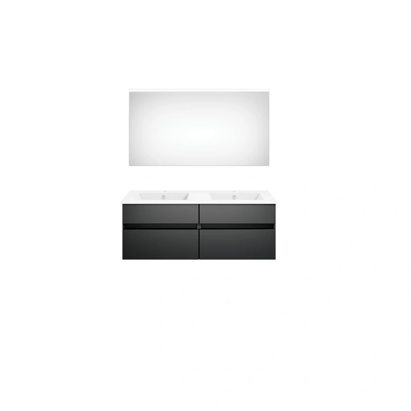 Badmöbel-Set »twenty one«, 4-teilig, Waschbecken BxHxT: 122 x 1,5 x 51 cm, montiert