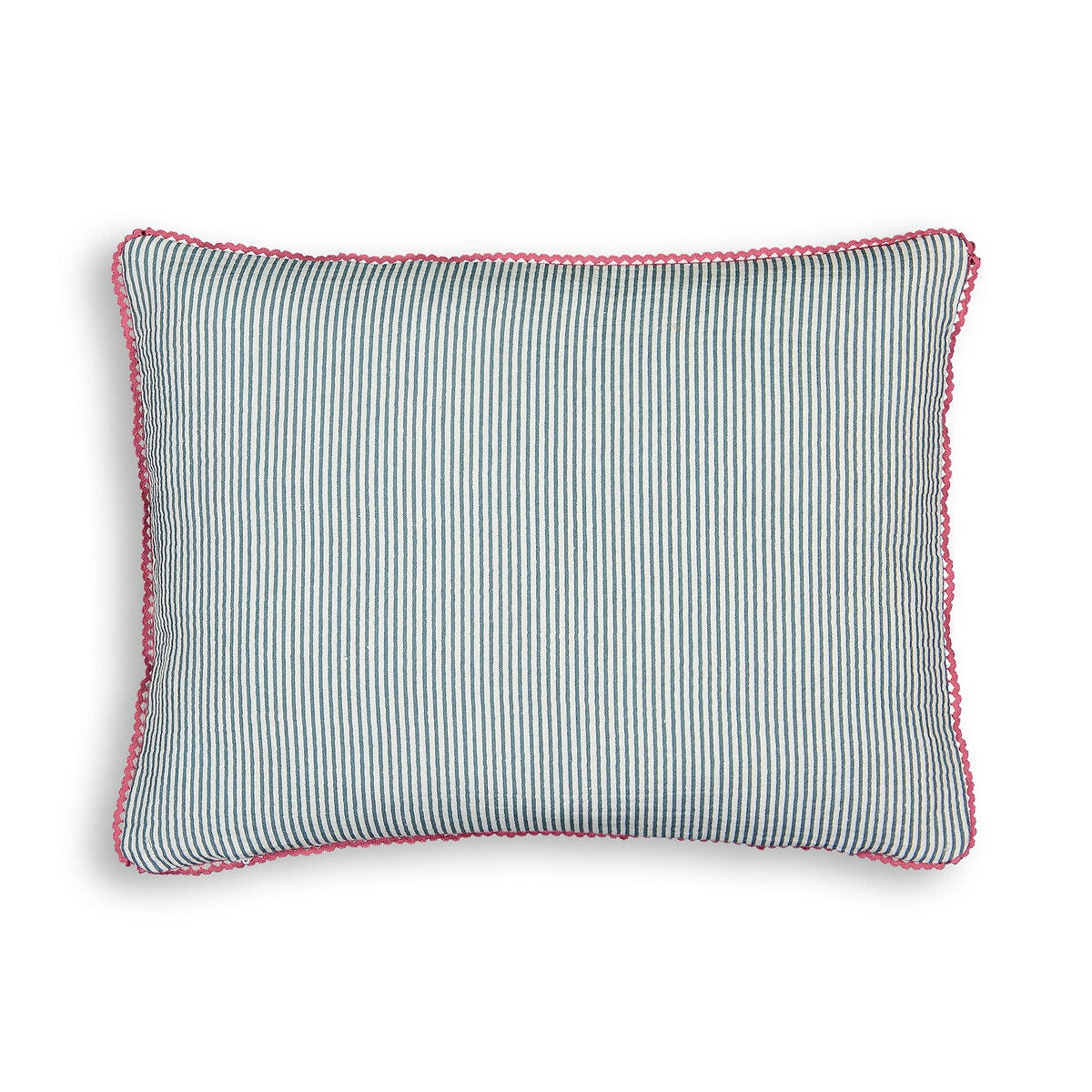 Coussin gaze de coton 30X40cm, Griotte