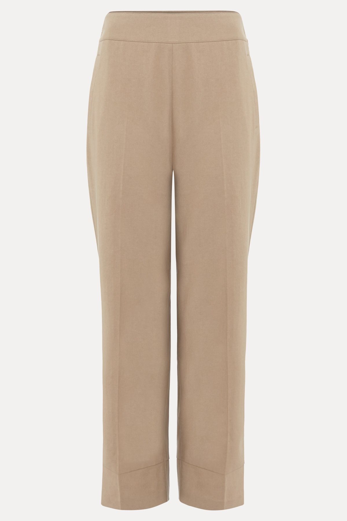 Phase Eight Ellwood Neutral Textured Straight Trouser