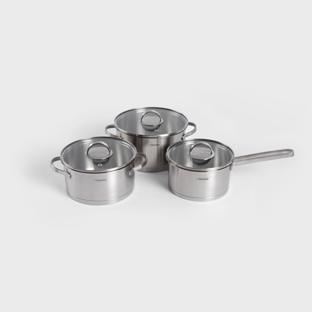 Zestaw garnków EATALY ze stali nierdzewnej 6 el.