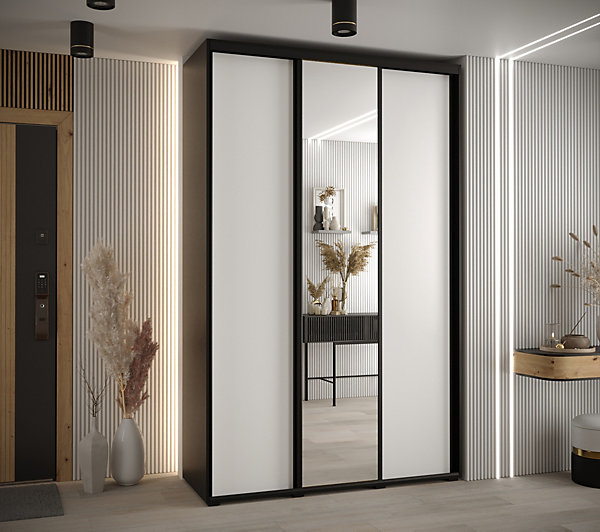 Armoire Davos 3 a portes coulissantes H. 235,2 x L. 150 x P. 45 3 portes