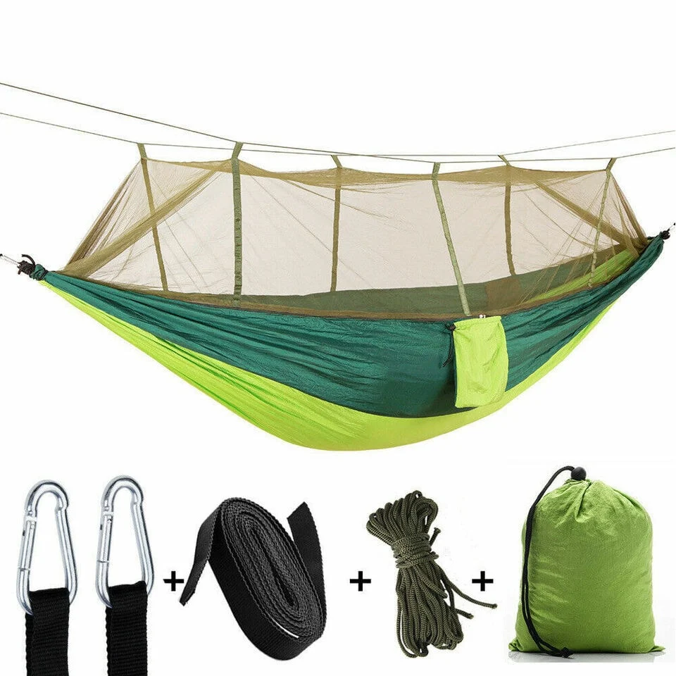 2 Persons Camping Hammock Tent With Mosquito Net