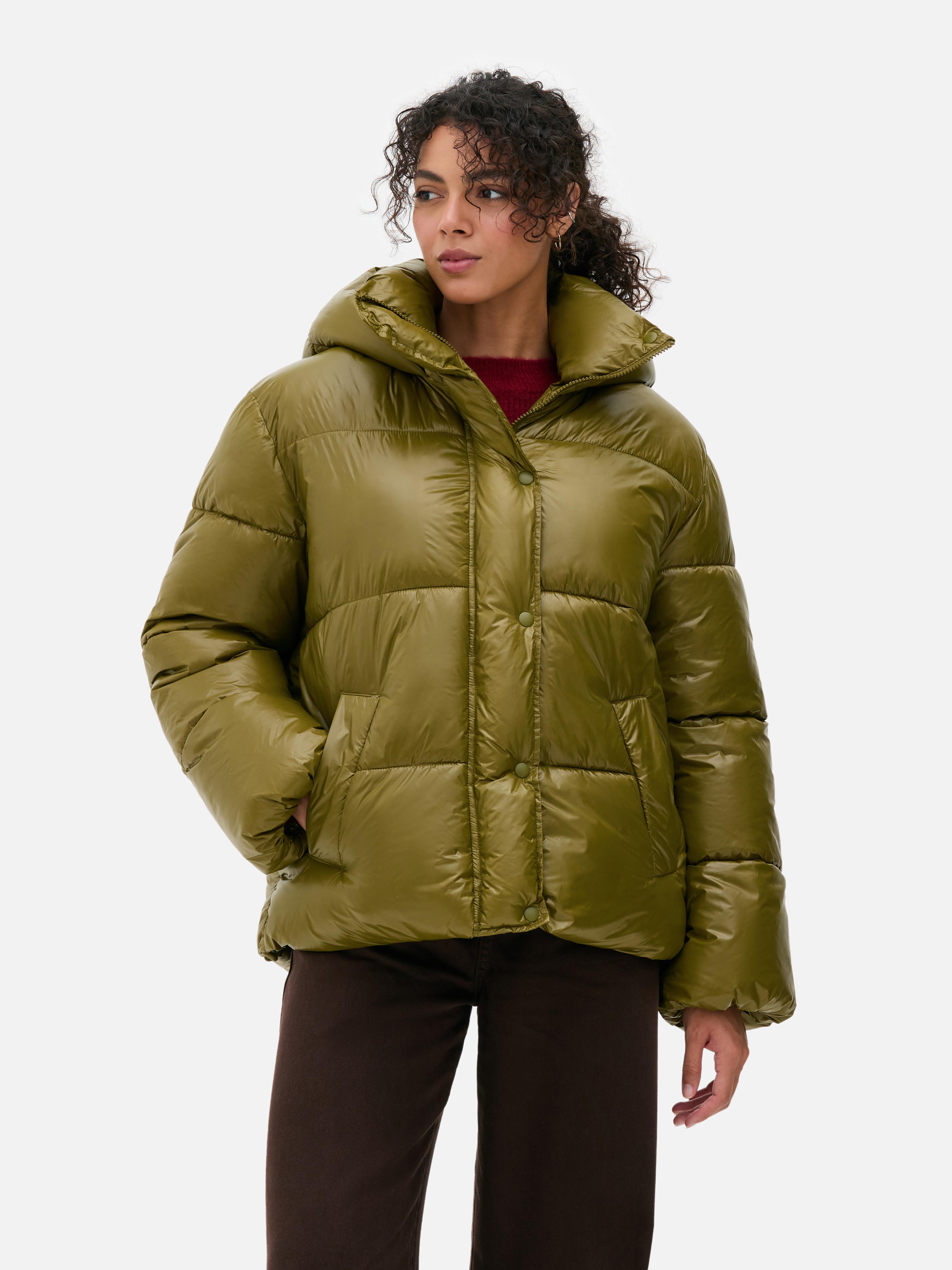 Glossy Puffer Jacket