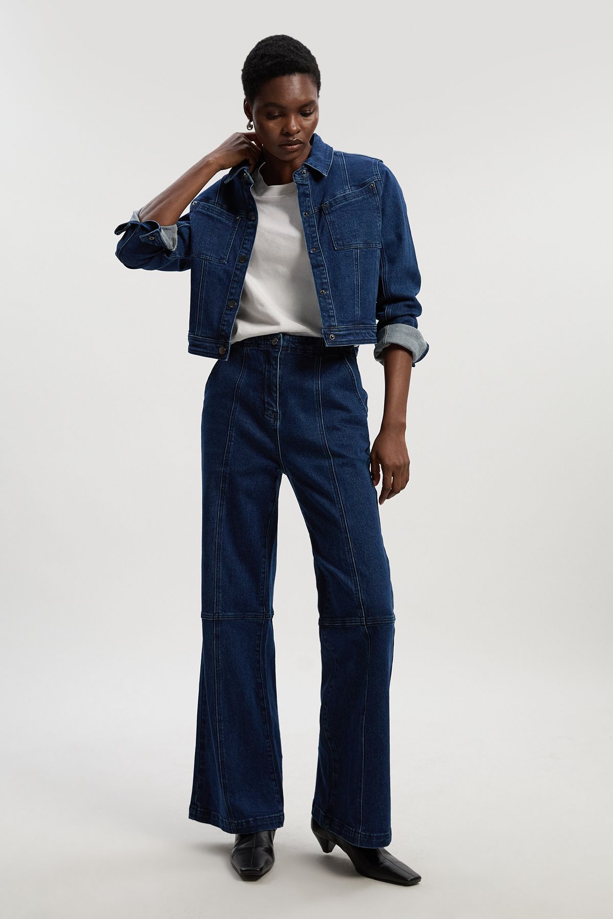 KarenMillen Denim Western Jacket