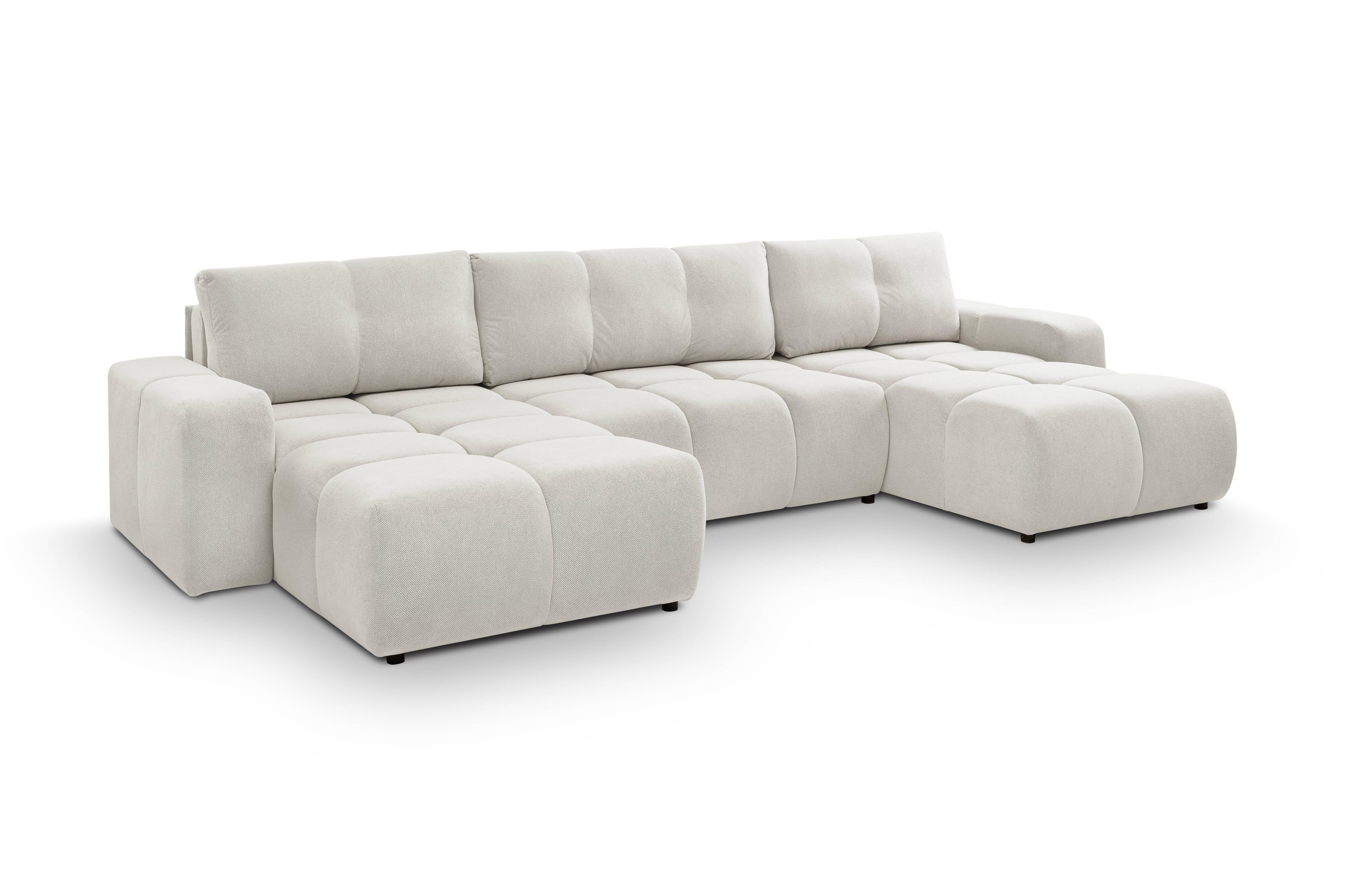 U-slaapbank SOLA chenille