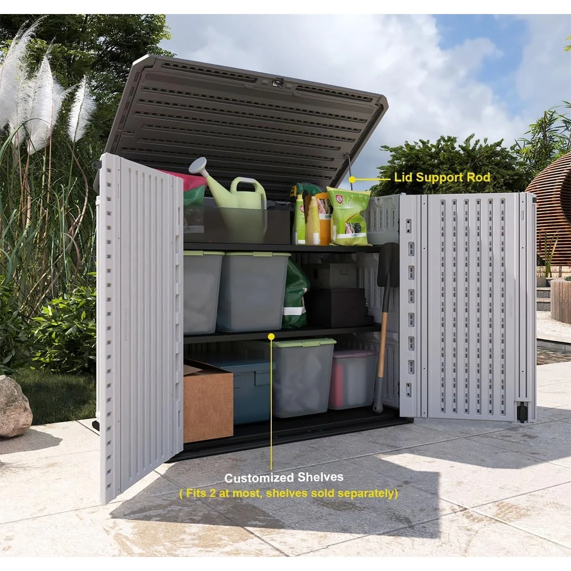 Outdoor Storage Shed for Garden,Patios,Backyards,tools