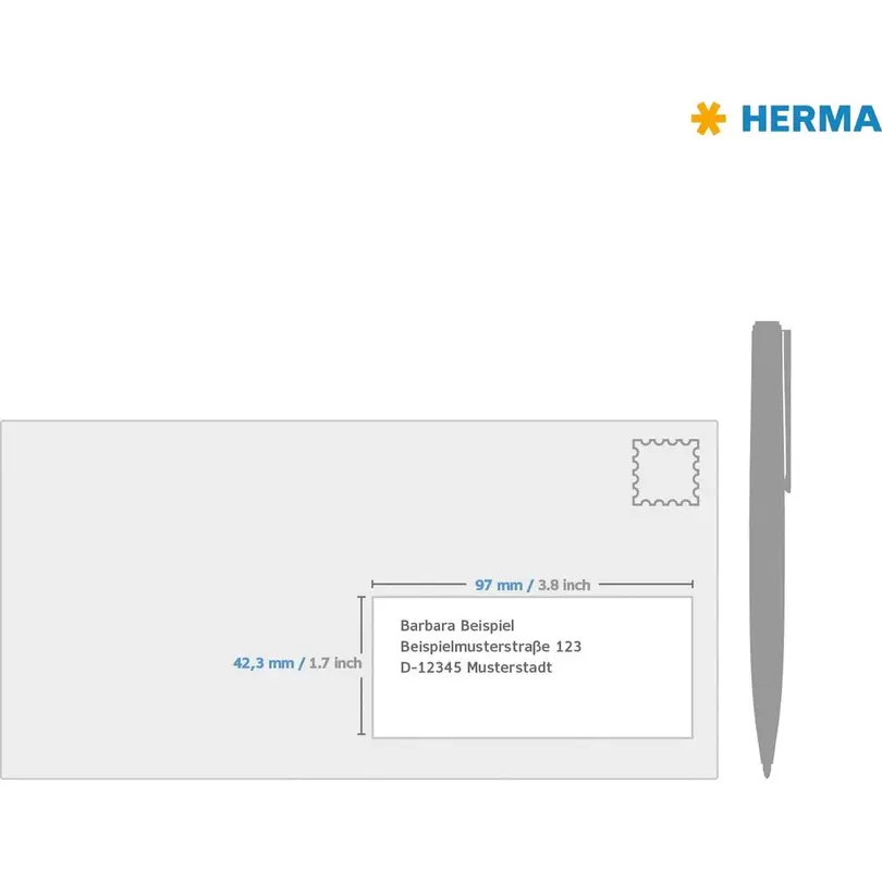 Etiketten 20er-Set Herma