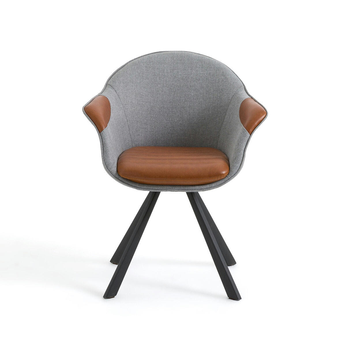 Fauteuil de table bi-matière, BIFACE