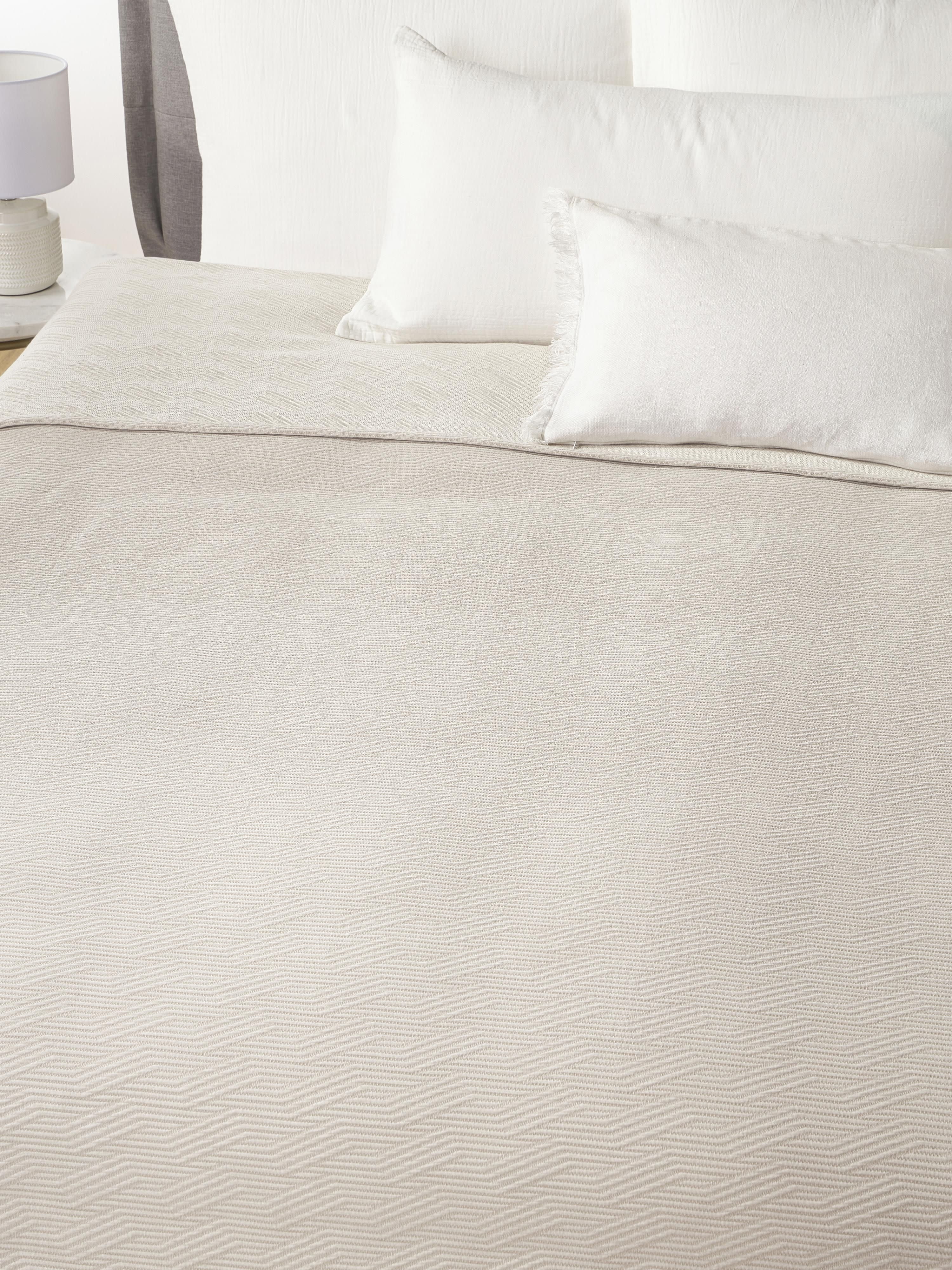Baumwoll-Tagesdecke Ebony
