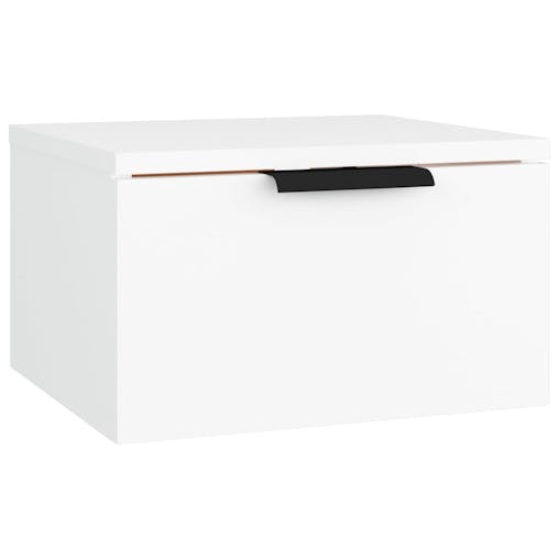 NNEVL Wall-mounted Bedside Cabinets 2 pcs White 34x30x20 cm