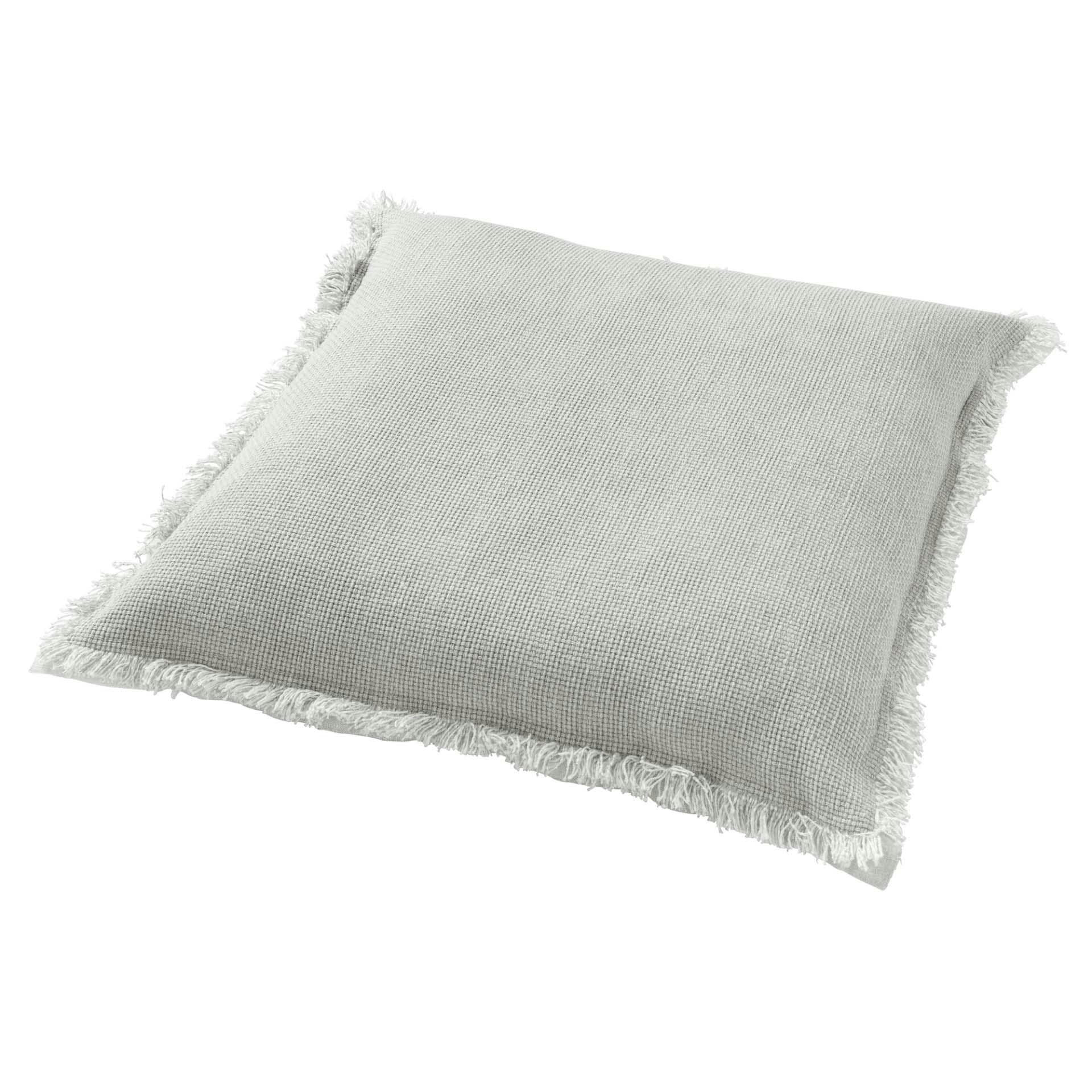 BURTO - Coussin - gris en coton 45x45 cm uni