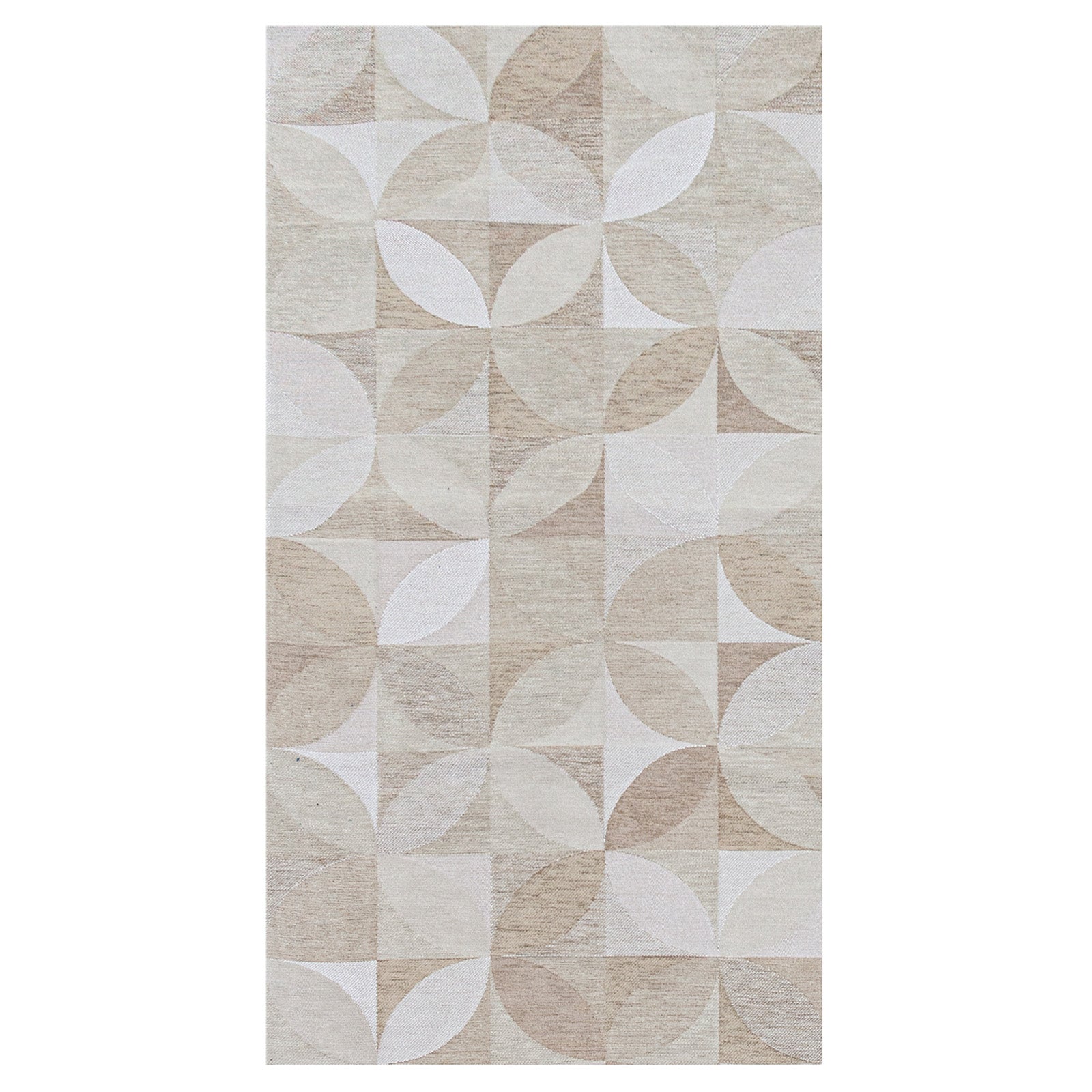 Lola&Moi vloerkleed Diamond - beige - 80x150cm