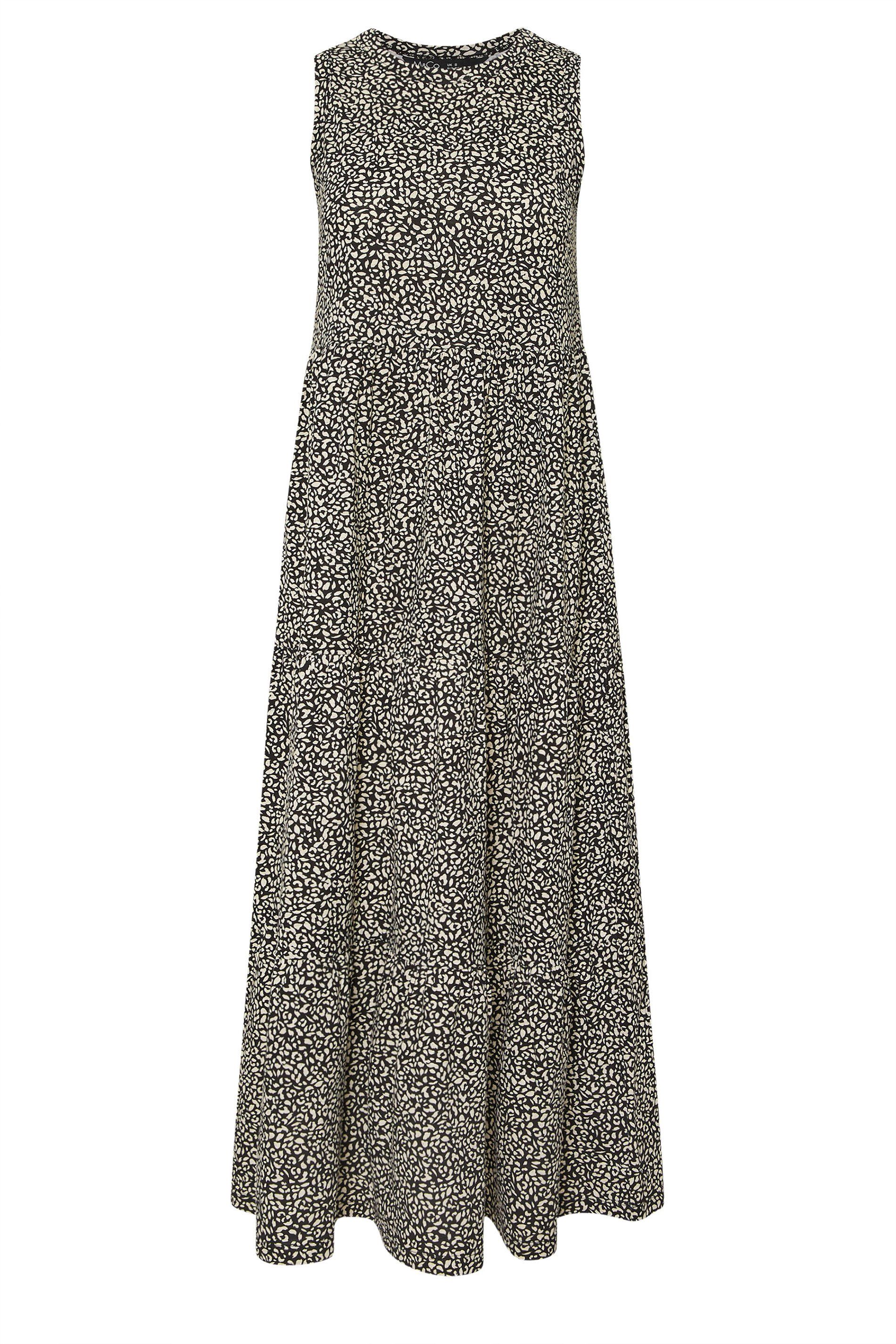 M&Co Petite Animal Print Midi Dress