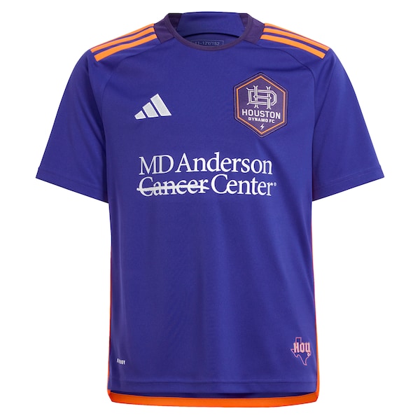 Houston Dynamo FC adidas Youth 2024 Still Holdin' Replica Jersey – Purple