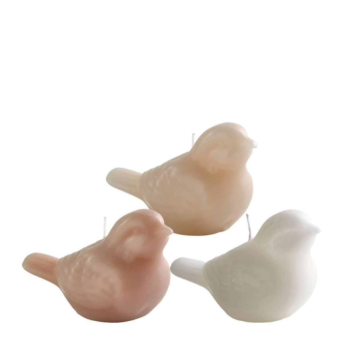 - Set de 6 bougies décoratives parfumées Oiseau