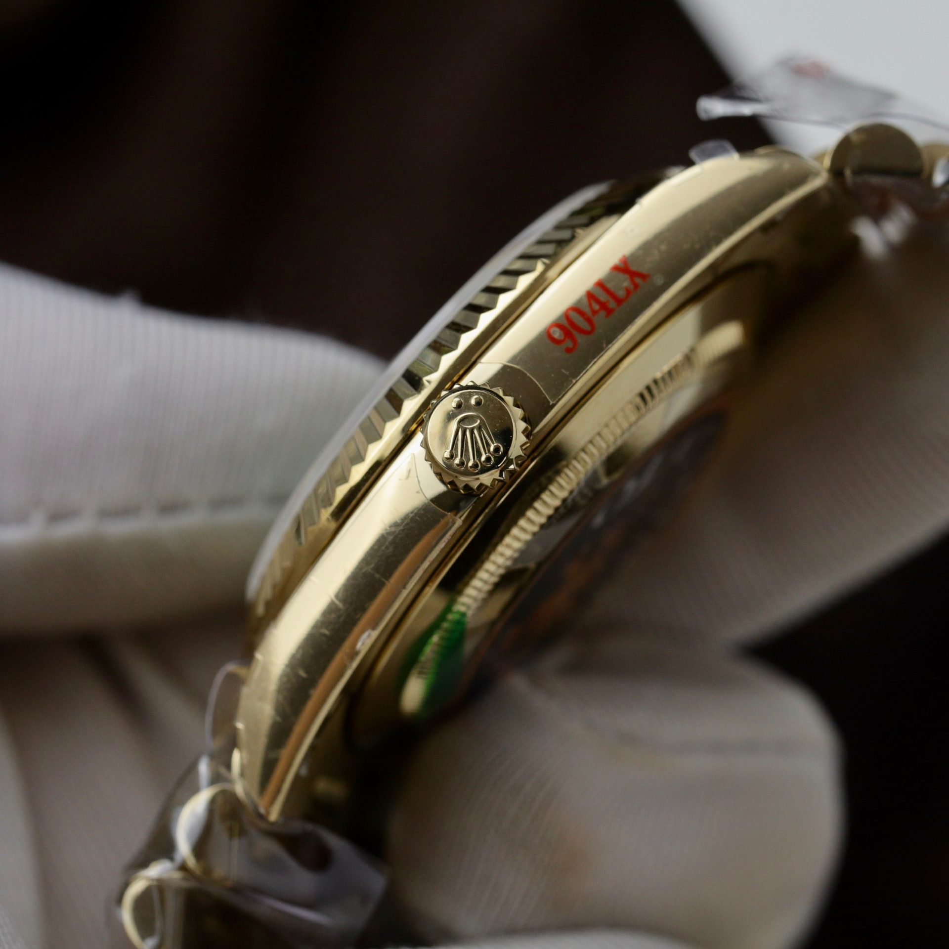 Rolex Day-Date 228238 YG Plated Ombre Green Dial 40mm Super Clone