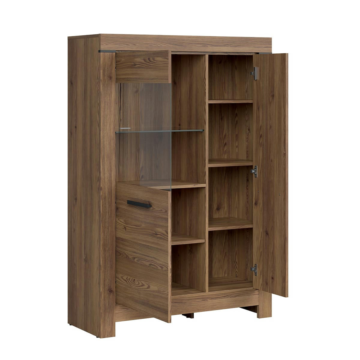 - Vaisselier 2 portes panneaux agglomérés naturel