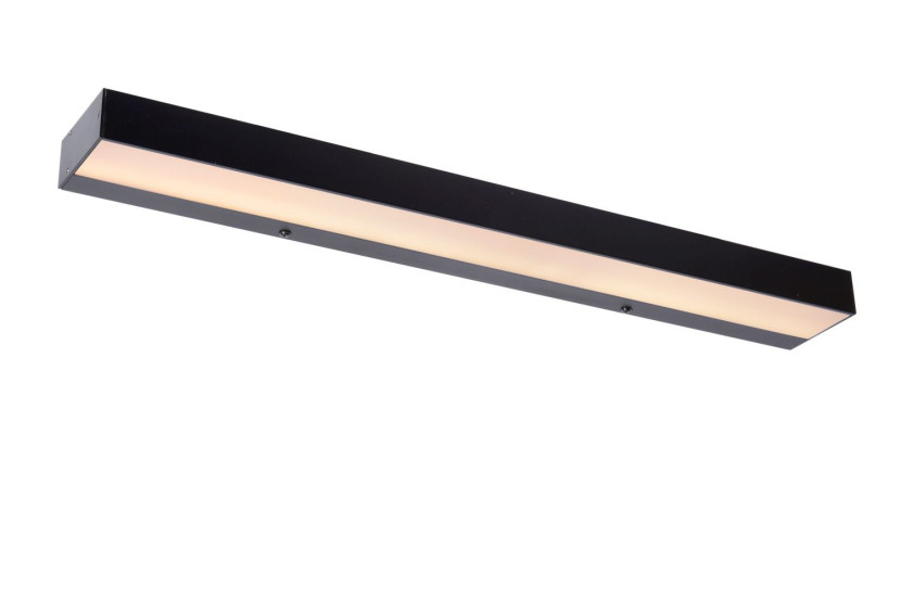 Kinkiet ALEXA łazienkowy czarny LED 1x8W 800lm wym:3,6x60x8cm IP44 Lucide