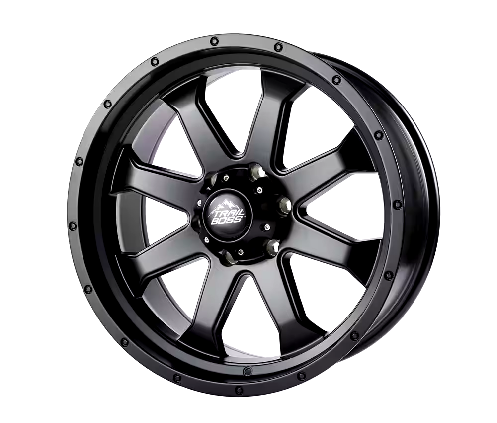 Trail Boss Outlaw Truck Alloy Wheel/Rim, Satin Black