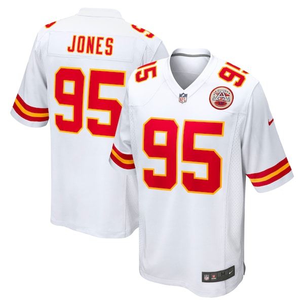Chris Jones Kansas City Chiefs Nike  Game Jersey - White/Red