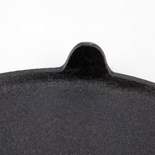 SOGA 33CM Reversible Round Cast Iron Crepes Pan Baking Cookie Pancake Pizza Bakeware