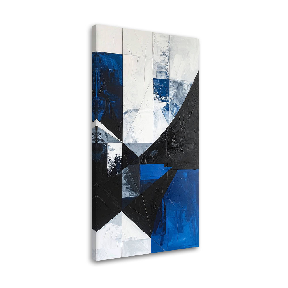 Obraz do salonu sypialni biura, Abstrakcja kształty geometryczne 40x80