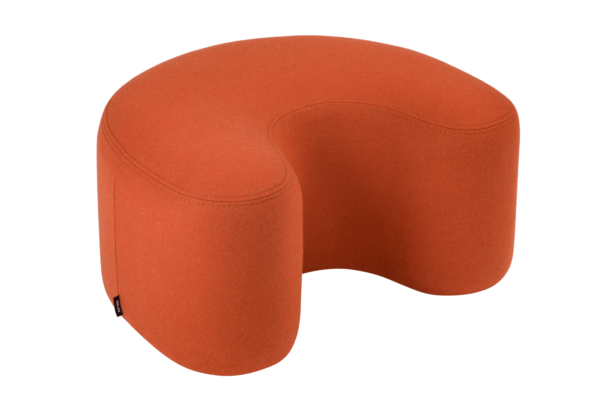 noo.ma Ü Poef - Terracotta Wool