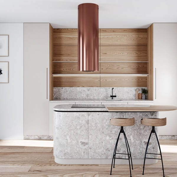 LOBELIO ISOLA 39.1 WINE COPPER Okap kuchenny