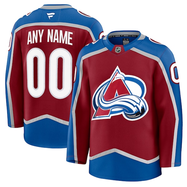 Colorado Avalanche  Home Premium Custom Jersey - Burgundy/Navy/White