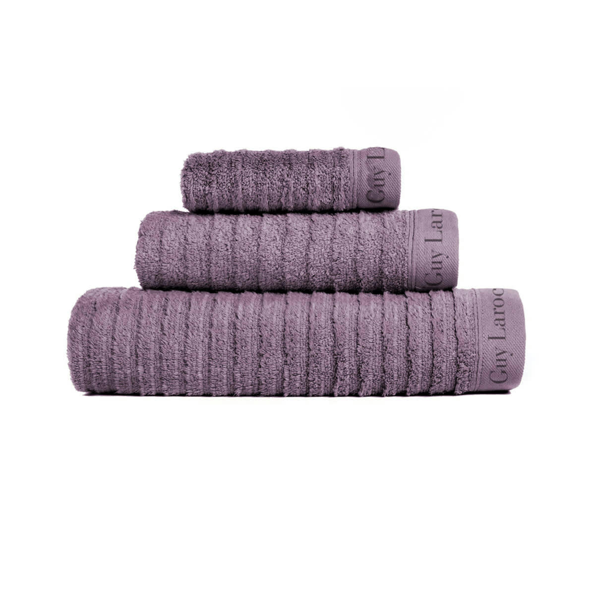 PALACE SET - Set de bain trois pièces (30x50+50x100+70x140)  violet