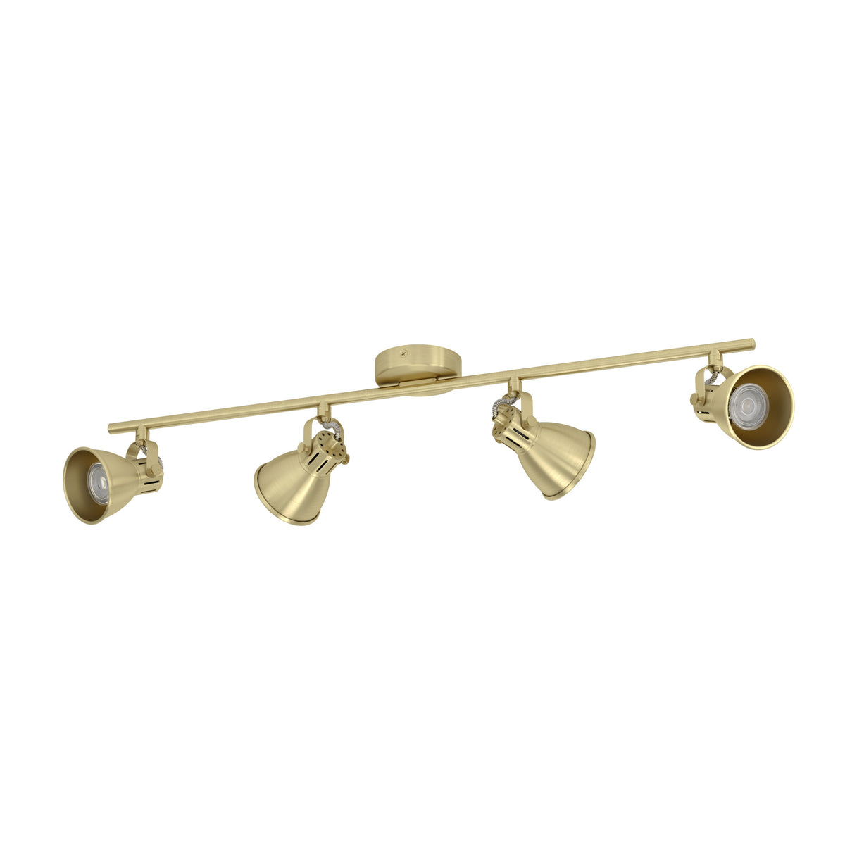 EGLO spot Seras - gu10 - 4 lichts - 77 cm - goud