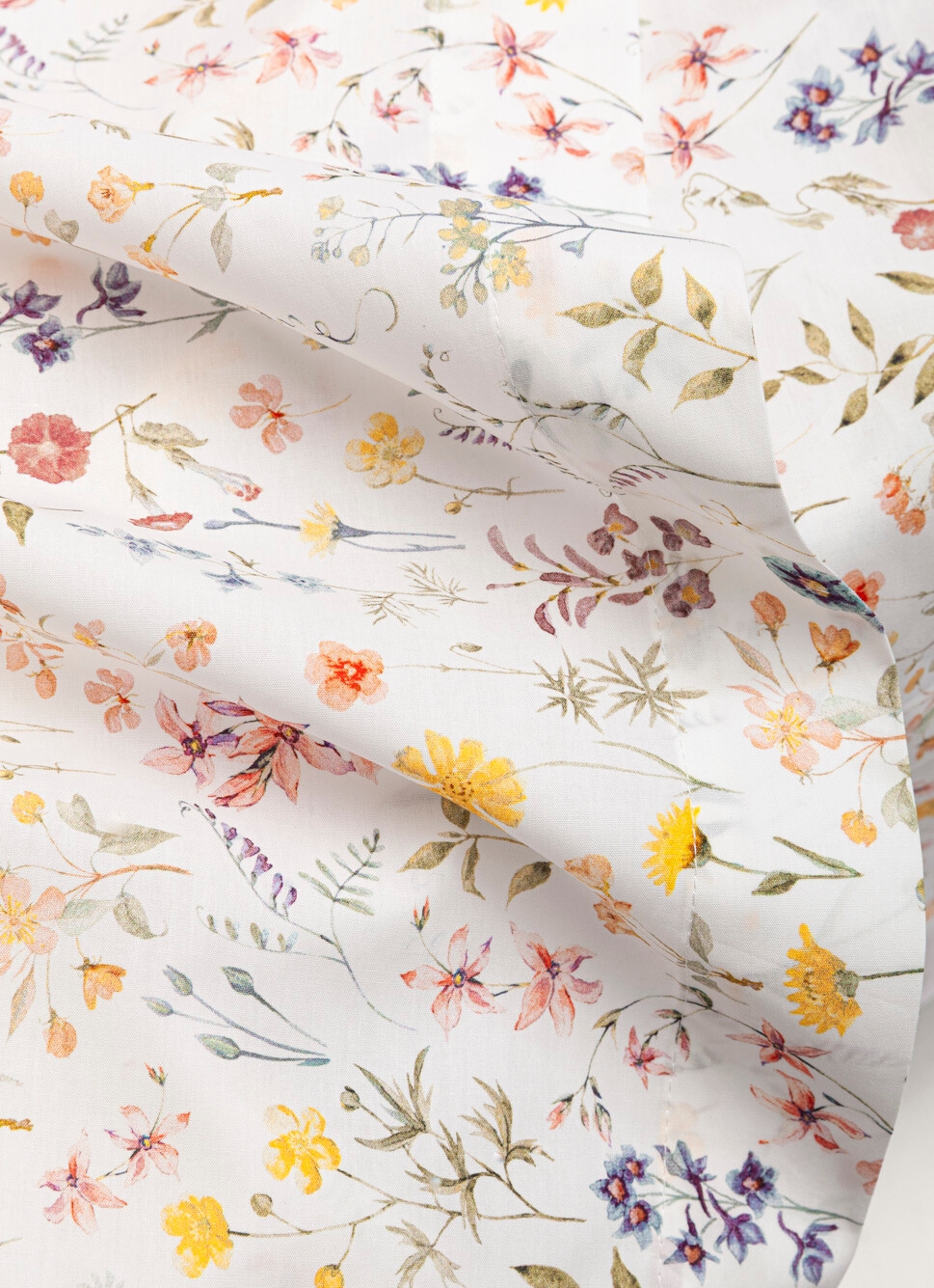 DRAP PLAT EN PERCALE FARRAH MULTICOLORE