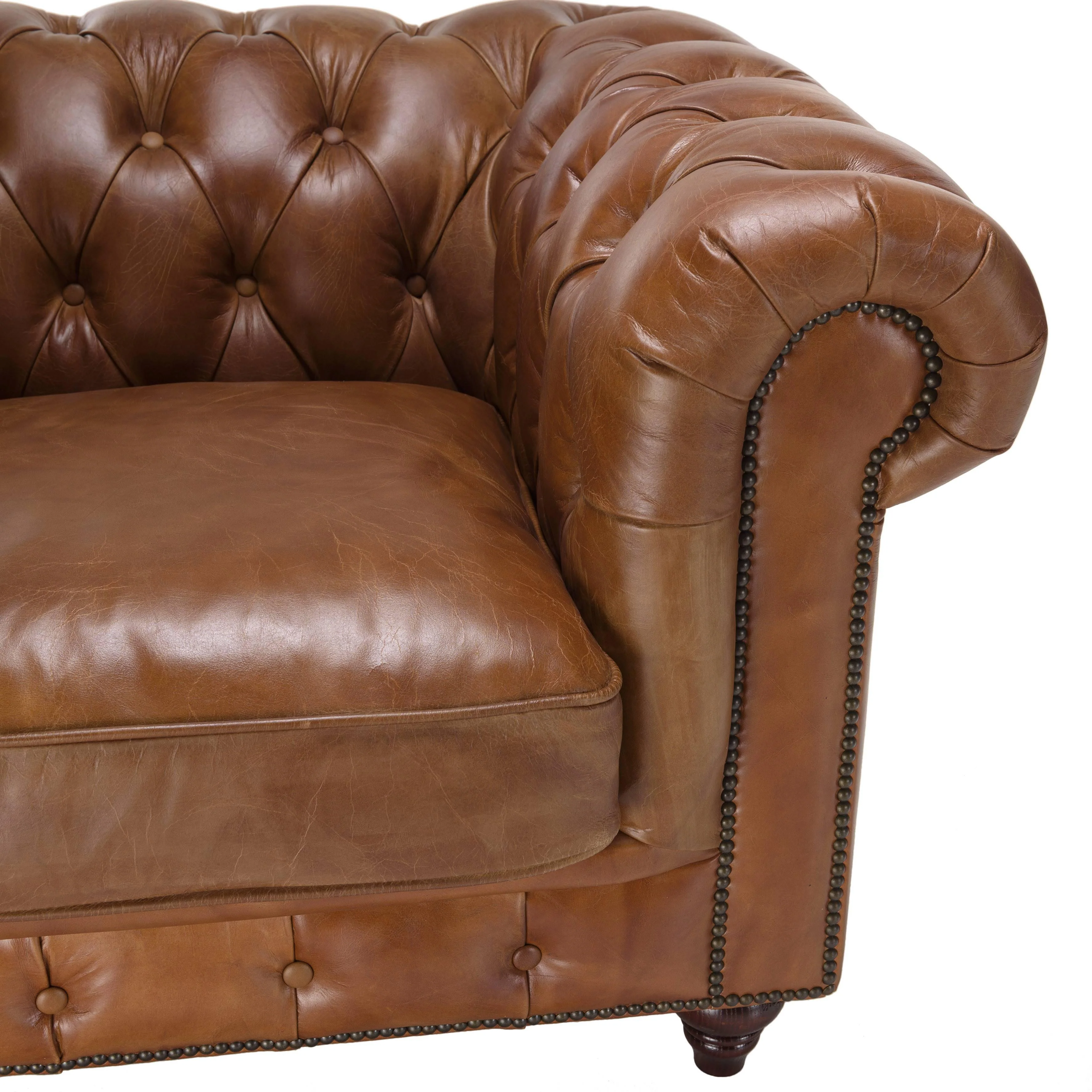 Fauteuil Lana vintage leer
