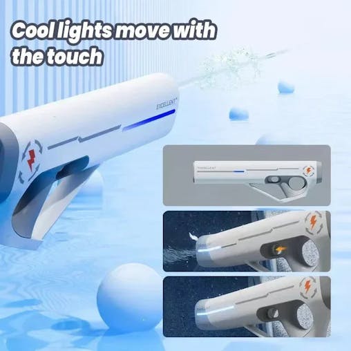NNEOBA Super Powerful Automatic Water Gun Toy with LED Lights