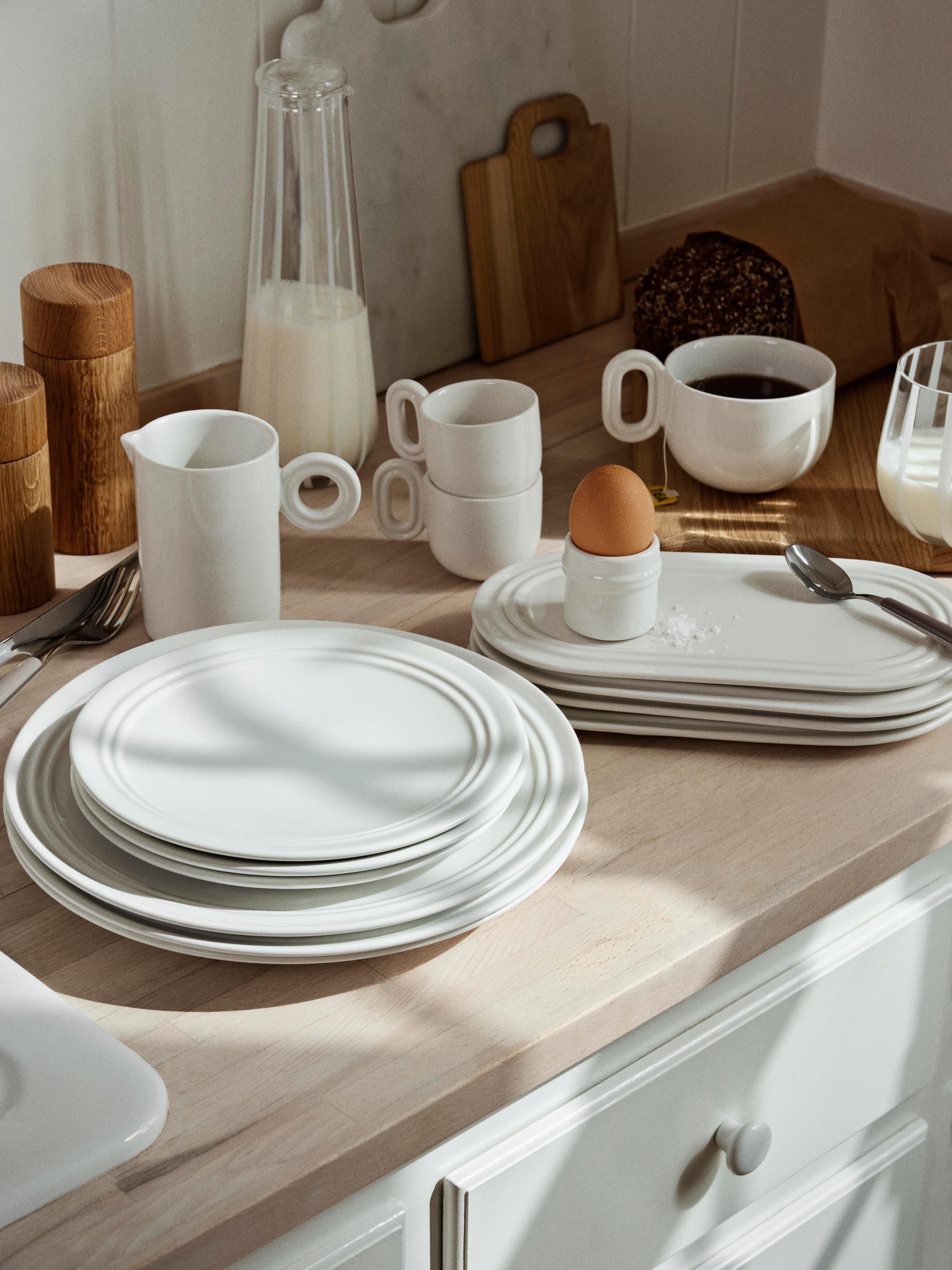 Handgefertigtes Frühstücks-Set Stevns, 4 Personen, 12er-Set