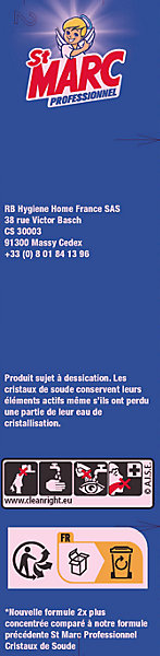Cristaux de soude gros travaux St Marc professionnel 1kg