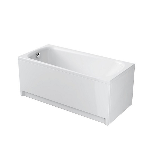 Baignoire rectangulaire gain de place 150x70 cm NAO encastrable (SANS TABLIER)