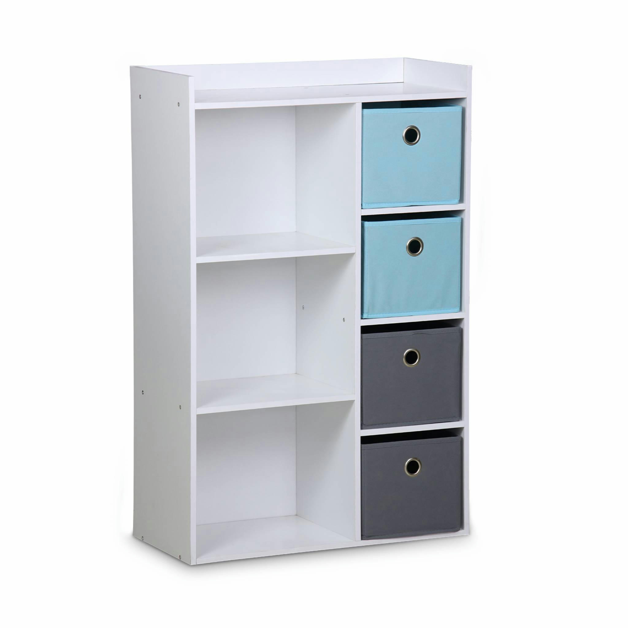 CAMILLE - Meuble de rangement pour enfant, blanc
