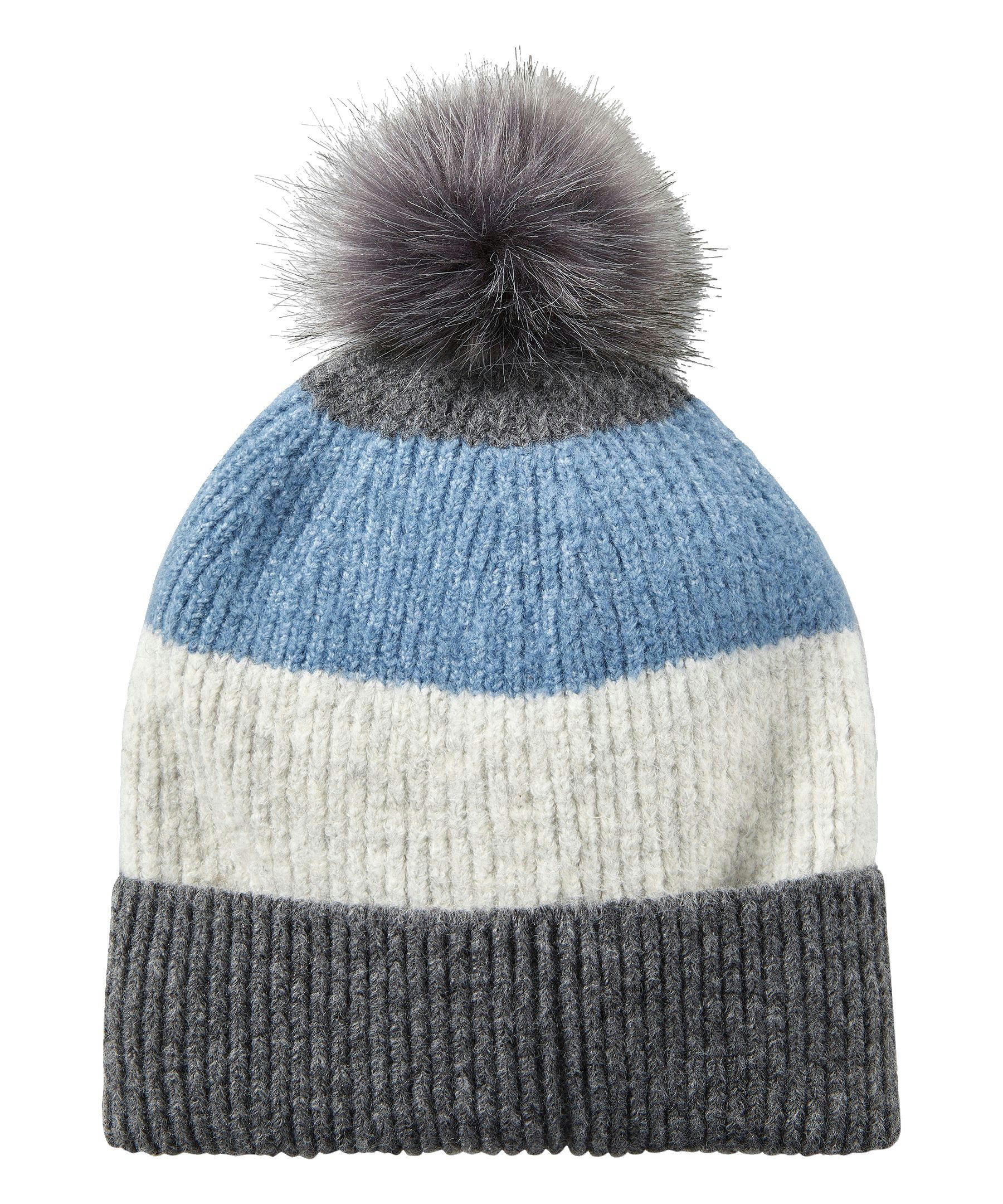 Denver Hayes Women's Fine Knit Cuff Pom Toque