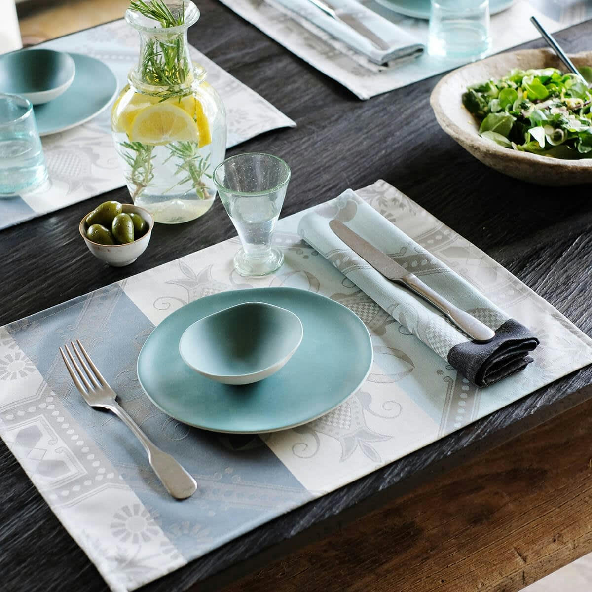 HACIENDA - Set de table en coton horizon 50 x 36