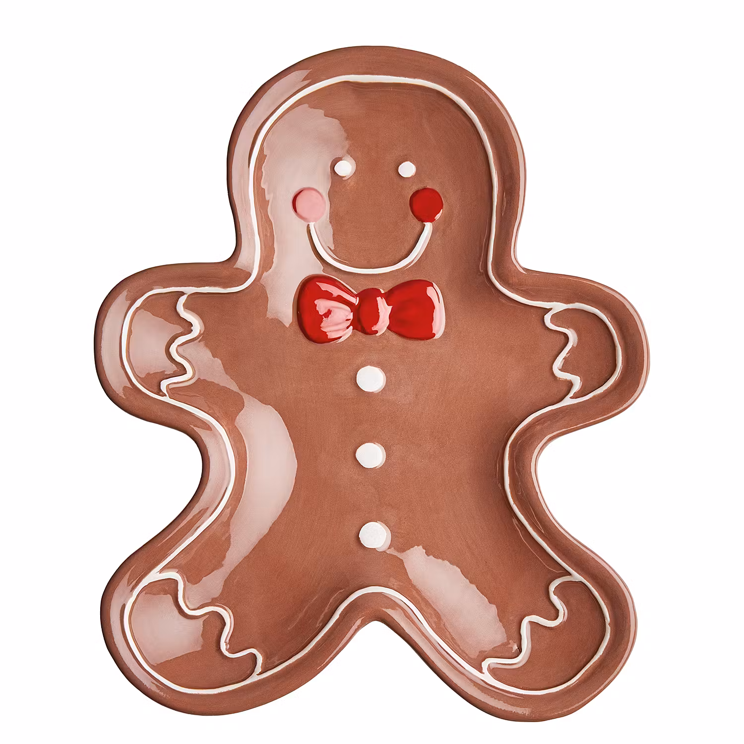 SWEET X-MAS Deko-Teller Lebkuchenmann