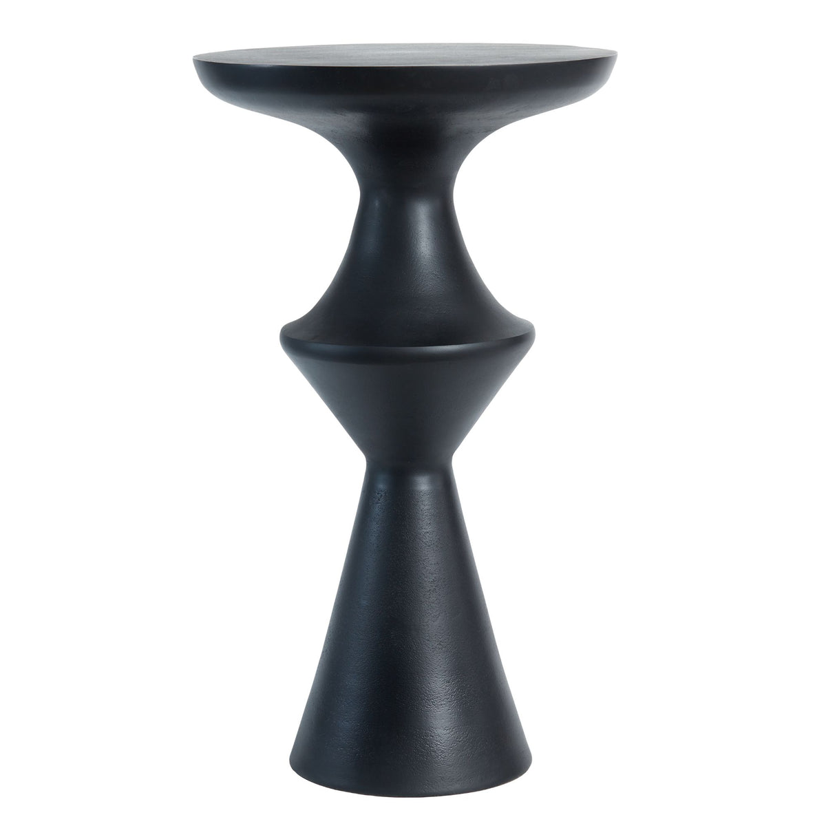 Light & Living bijzettafel Loboc - zwart - 37.5x14x74cm