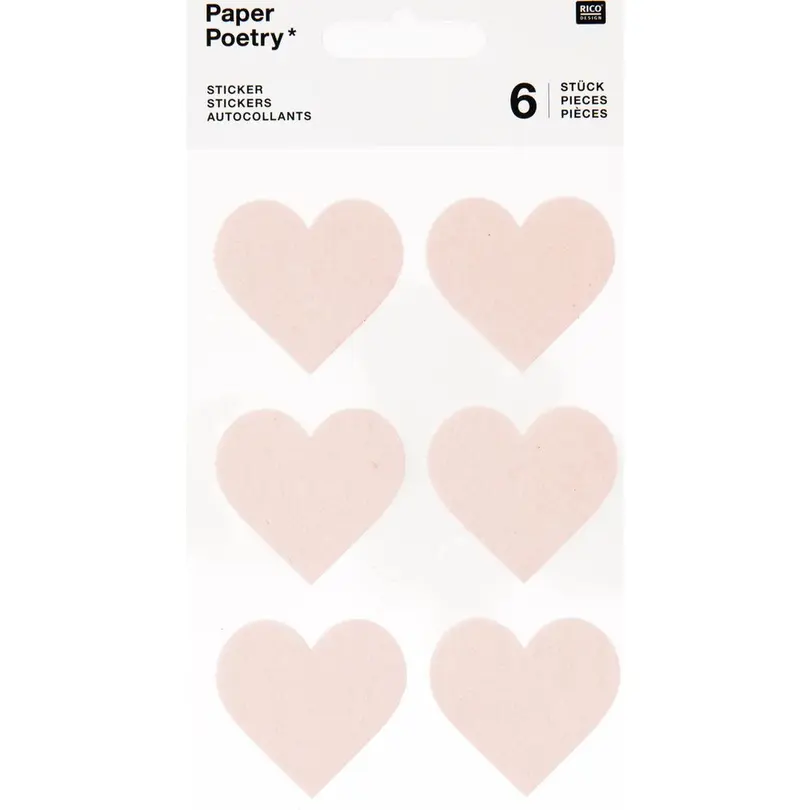 Sticker 6er-Set Paper Poetry